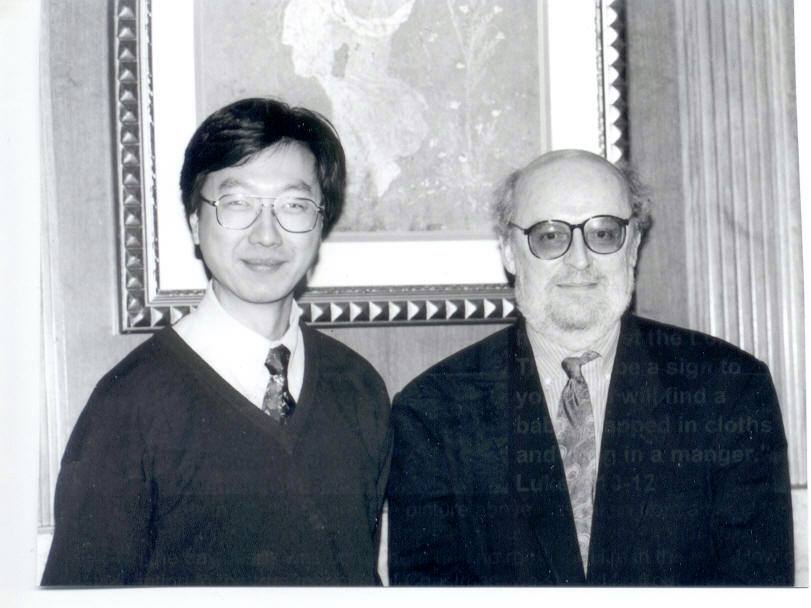 Stephen Chan with Prof. David Tracy, renowned theologian at University of Chicago Divinity School.