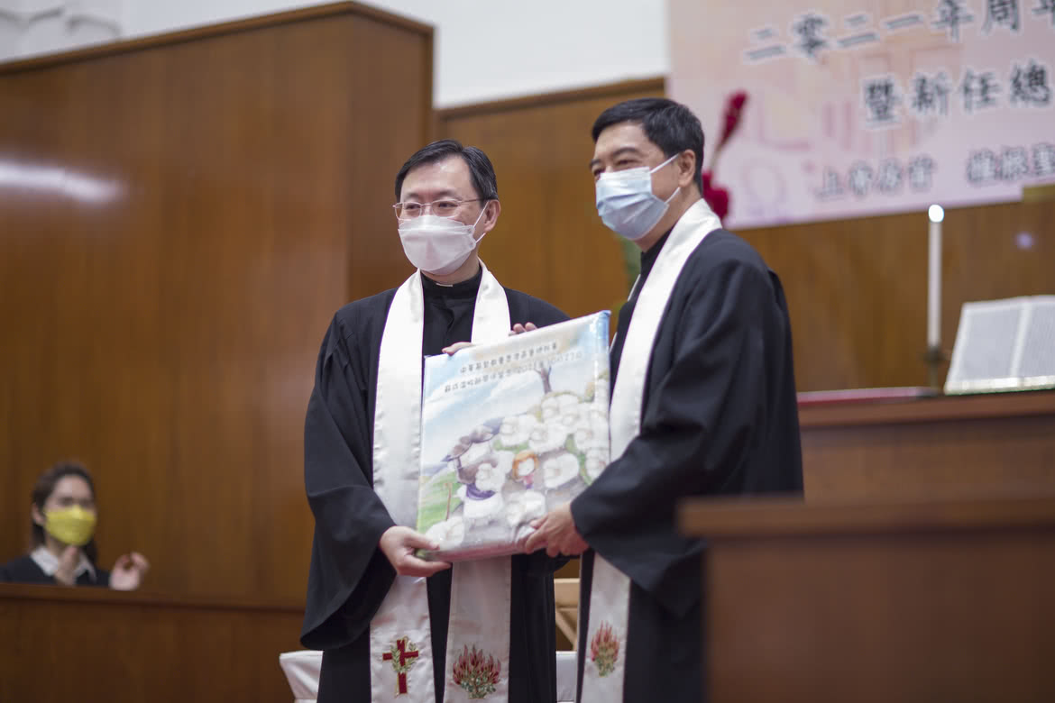 Photo taken at Rev. Wong’s inauguration ceremony.