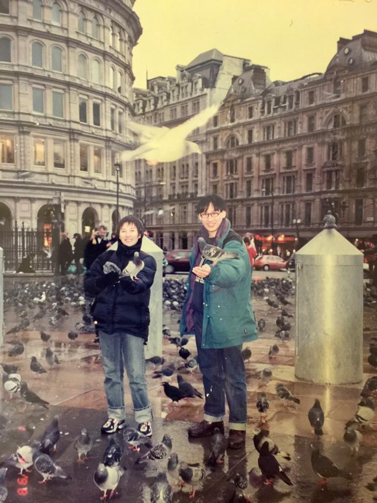 Rev. Chan expressed his preference for this photo taken by his wife, which is reminiscent of the Bible verse, ‘the Holy Spirit descended like a dove upon him.‘
